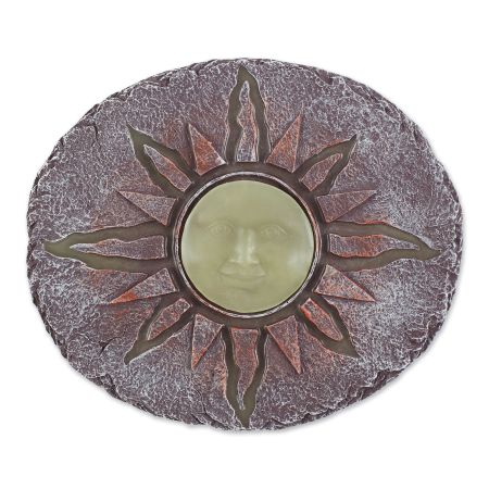 SUN GLOWING STEPPING STONE